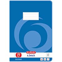 Los mejores  - Herlitz 3322708 - Cuaderno (A4- a rayas- con margen interior y exterior- diseño 27- 16 páginas- 10 unidades)